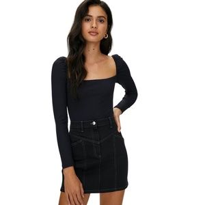 Wilfred Free Fortune Puff Sleeve Bodysuit